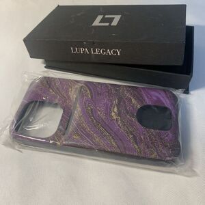 LUPA Legacy iPhone 13 Pro Wallet Case - Case with Card Holder New Purple Glamour